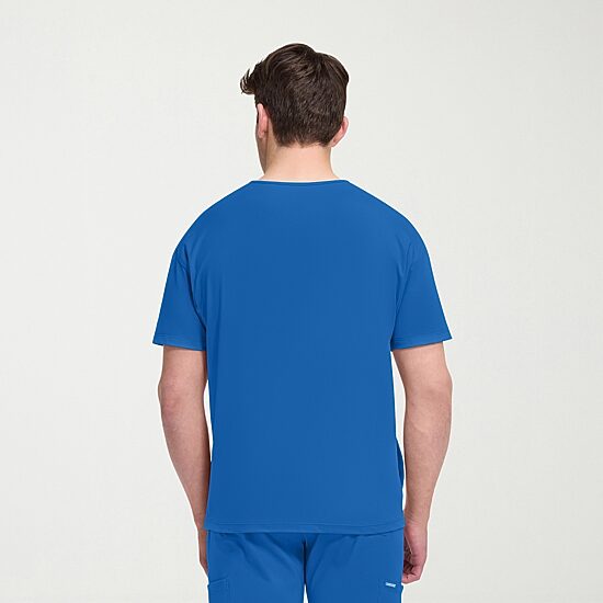 Cherokee Mens Big and Tall V Neck Short Sleeve Scrub Top