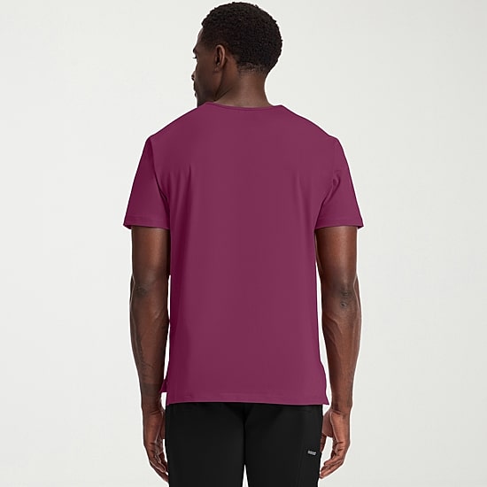 Cherokee Ck Achieve Mens Big and Tall V Neck Short Sleeve Scrub Top