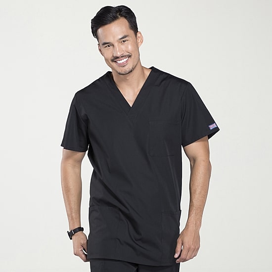 Cherokee Ck Ww Originals Unisex Adult Tall V Neck Short Sleeve Scrub Top