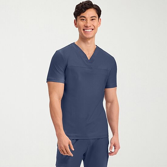 Cherokee Ck Form Mens V Neck Short Sleeve Scrub Top
