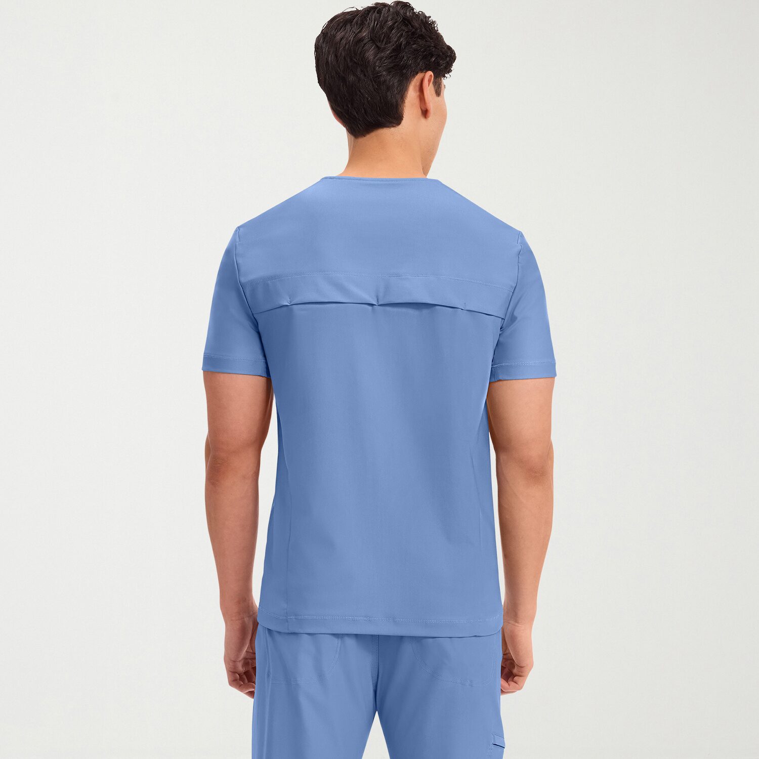 Cherokee Mens V Neck Short Sleeve Scrub Top