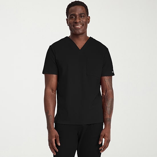 Cherokee Ck Achieve Mens V Neck Short Sleeve Scrub Top