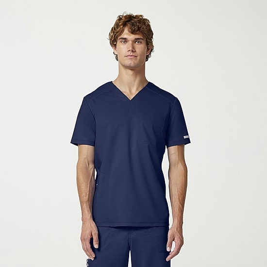 Cherokee Mens Big and Tall V Neck Short Sleeve Scrub Top