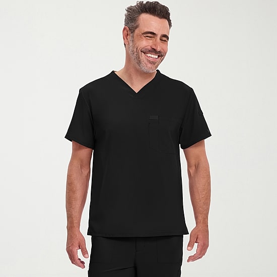 Dickies Dk Eds Essentials Mens V Neck Short Sleeve Scrub Top
