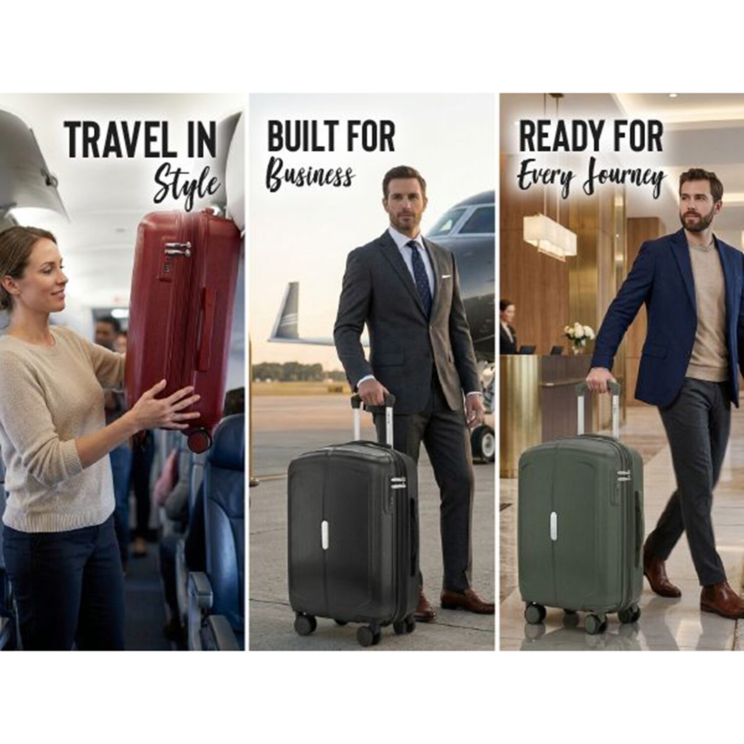 IZOD Mateo 3-pc. Hardside Expandable LIGHTWEIGHT Luggage Set