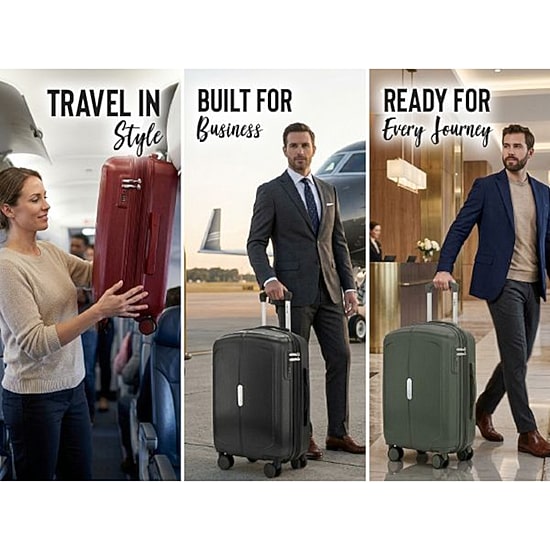 IZOD Mateo 3-pc. Hardside Expandable Lightweight Luggage Set