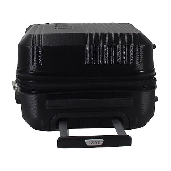 IZOD Zane 3-pc. Hardside Expandable Luggage Set, Color: Black