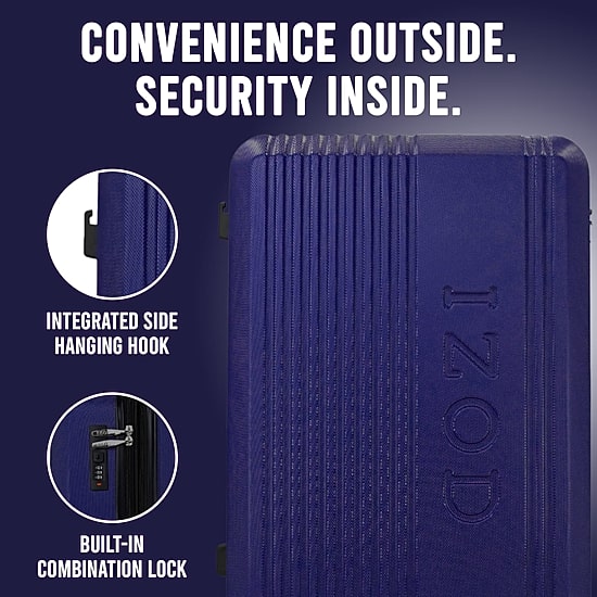 IZOD Zane 3-pc. Hardside Expandable Luggage Set