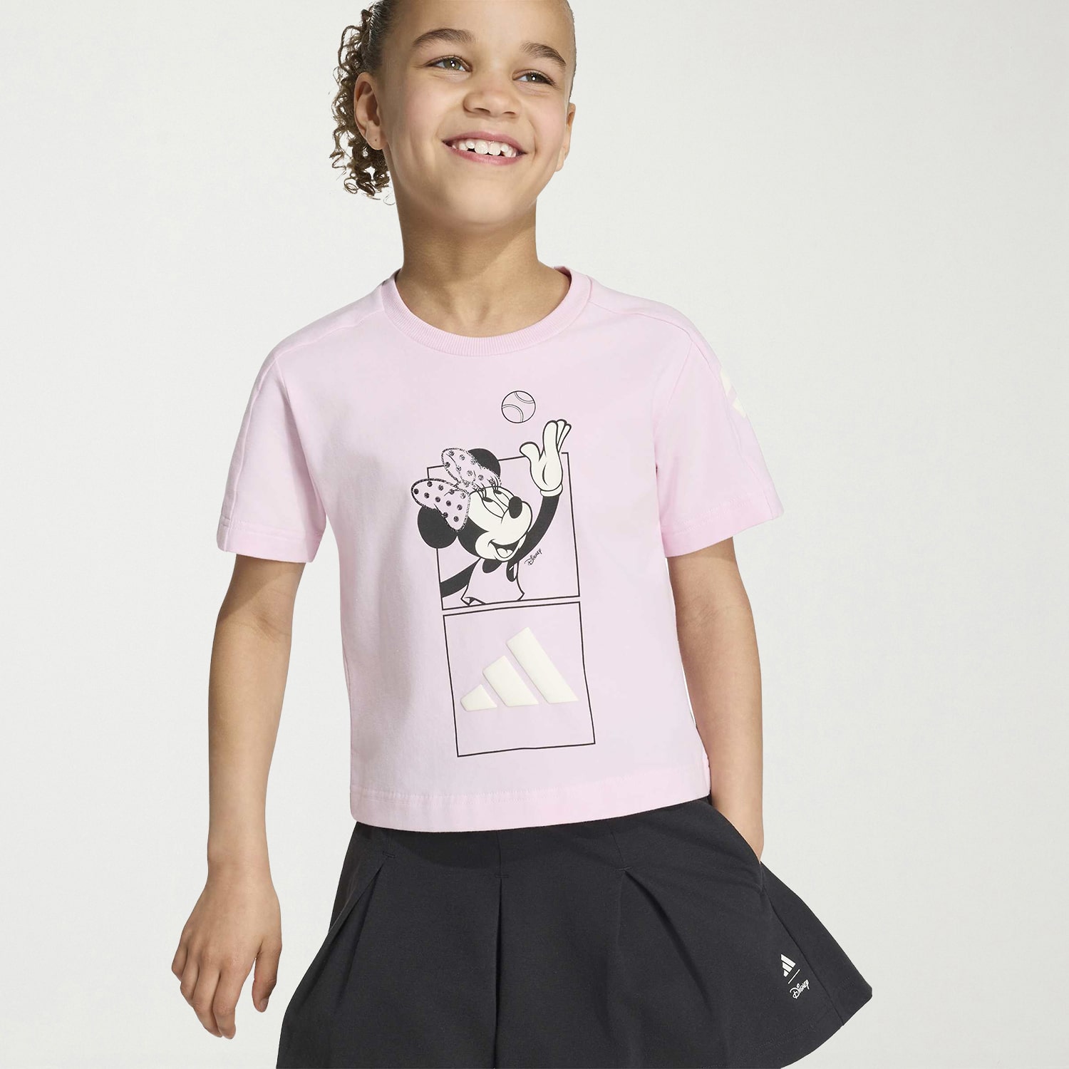 adidas x Disney Girls 2-pc. Mickey and Friends Minnie Mouse Skort Set