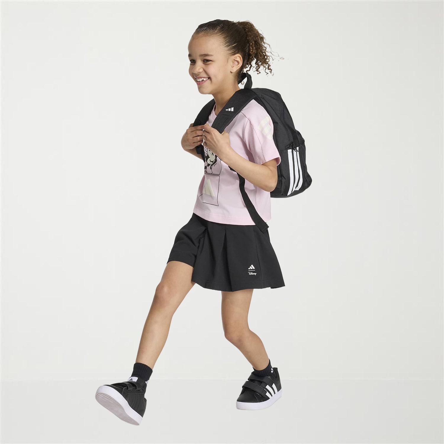 adidas x Disney Girls 2-pc. Mickey and Friends Minnie Mouse Skort Set