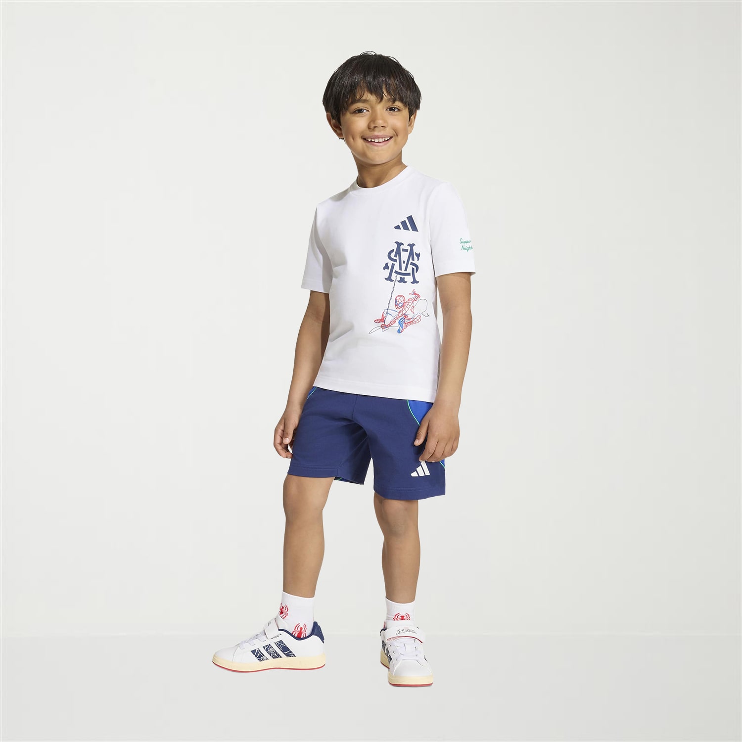 adidas x Disney Boys Spiderman 2-pc. Short Set