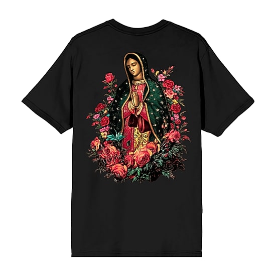 Lady Of Guadalupe Mens Crew Neck Short Sleeve Regular Fit Graphic T-Shirt