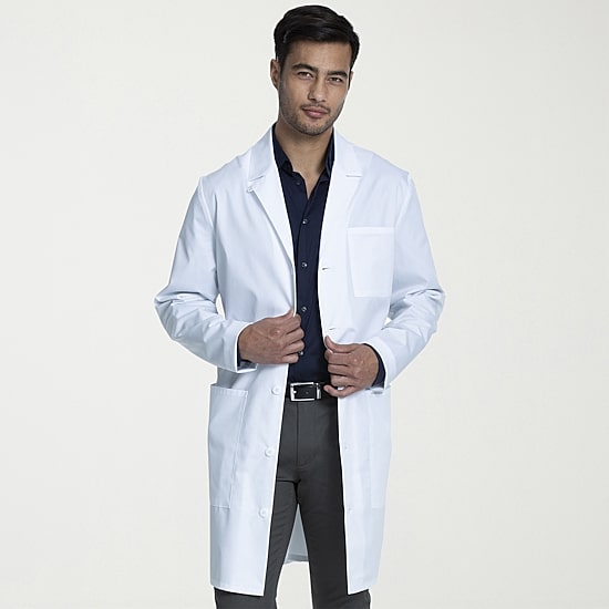 Cherokee Ck Project Lab Mens Long Sleeve Lab Coat