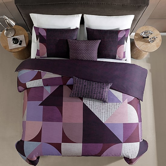 Bebejan Orchid Matrix 5-pc. Reversible Comforter Set