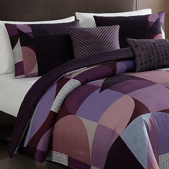 Bebejan Orchid Matrix 5-pc. Reversible Comforter Set