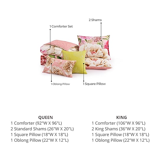 Bebejan Spring Forever 5-pc. Reversible Comforter Set