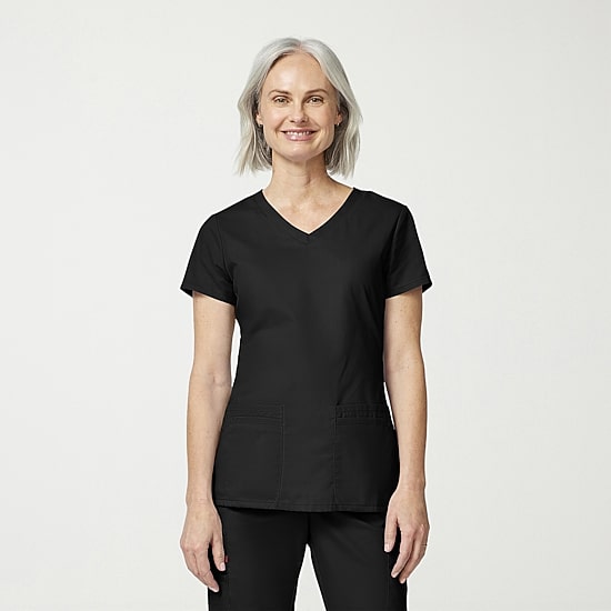 Dickies Dk Eds Signature Womens V Neck Short Sleeve Scrub Top