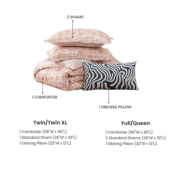 Bebejan Clay Tree Reversible Comforter Set