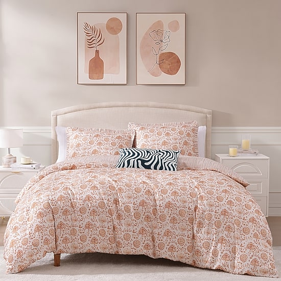 Bebejan Clay Tree Reversible Comforter Set