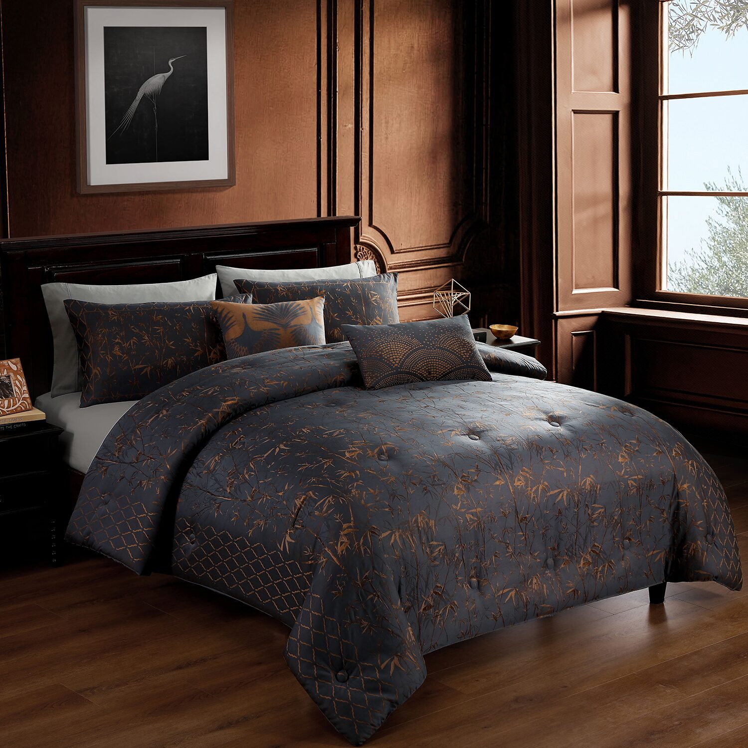 Bebejan Bamaboo Tree 5-pc. Comforter Set