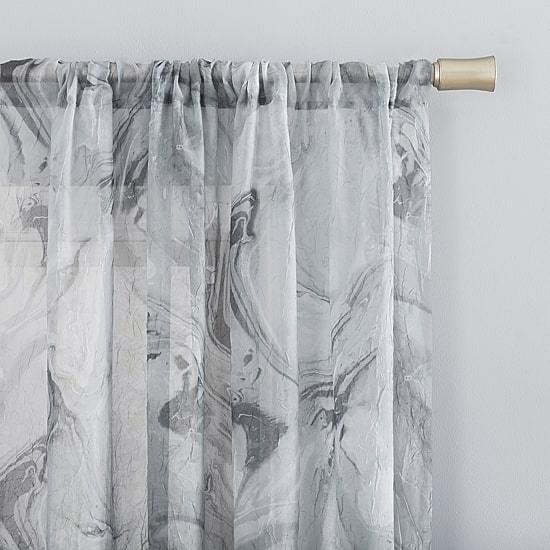 No 918 Cristo Rod Pocket Light-Filtering Single Curtain Panel