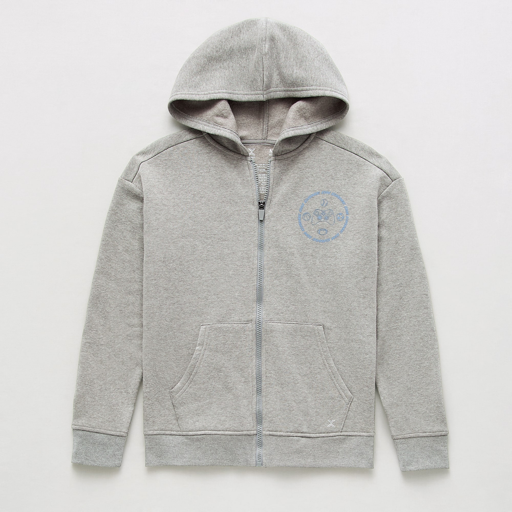 Xersion Little & Big Kid Boys Long Sleeve Fleece Zipper Active Hoodie