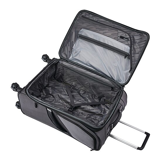 American Tourister Piroutte Deluxe Softside Expandable Checked Spinner Luggage