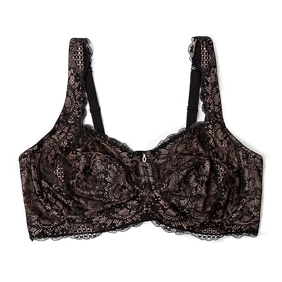 Curvy Couture Luxe Lace Wireless Bra-1320