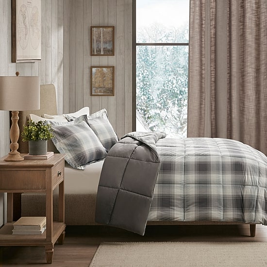 Woolrich Woodsman Softspun Down-Alternative Plaid Comforter Set