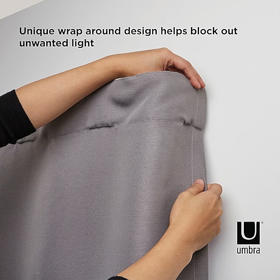 Umbra Twilight Room Darkening 3/4 IN Adjustable Curtain Rod