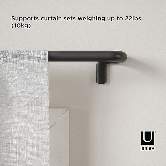 Umbra Twilight Room Darkening 3/4 IN Adjustable Curtain Rod