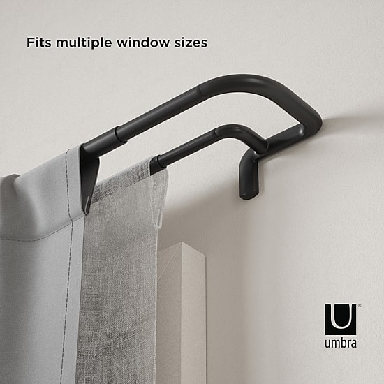 Umbra Twilight Room Darkening Double Curtain Rod