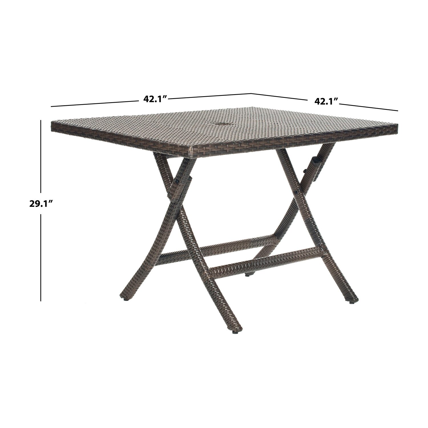 Safavieh Samana Folding Rattan Side Table