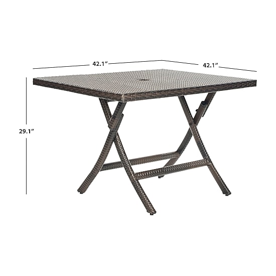 Safavieh Samana Folding Rattan Side Table