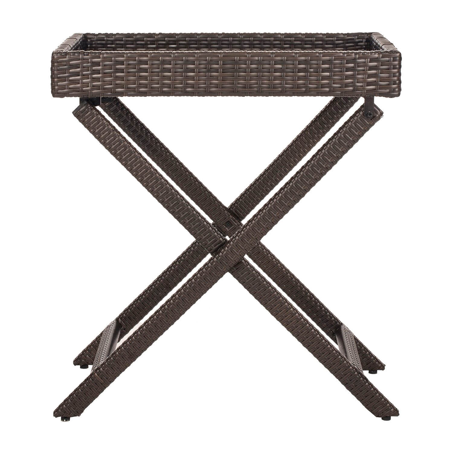 Safavieh Bardia Folding Rattan Side Table