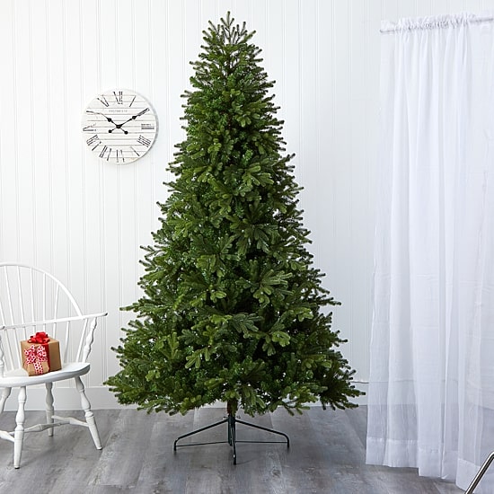 Nearly Natural Washington Fir 7 1/2 Foot Pre-Lit Fir Christmas Tree