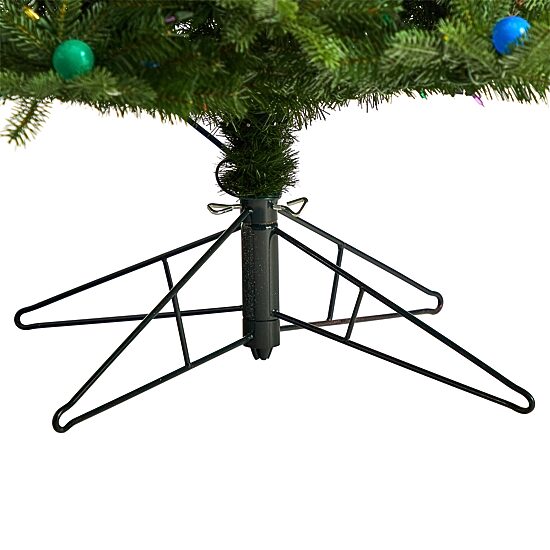Nearly Natural 9 1/2 Foot Pre-Lit Fir Christmas Tree