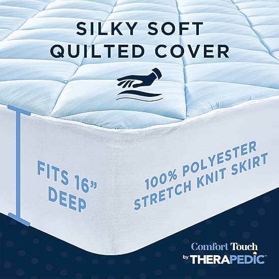 Comfort Touch by Therapedic™ Memory Foam Mattress Pad