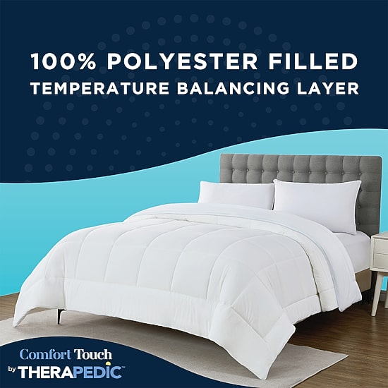 Comfort Touch by Therapedic™ Cooling Midweight Comforter