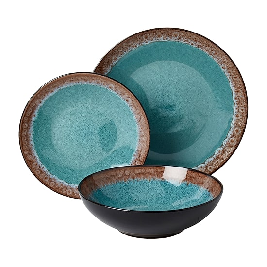 Fieldcrest Montecito 12-pc. Stoneware Dinnerware Set, Color