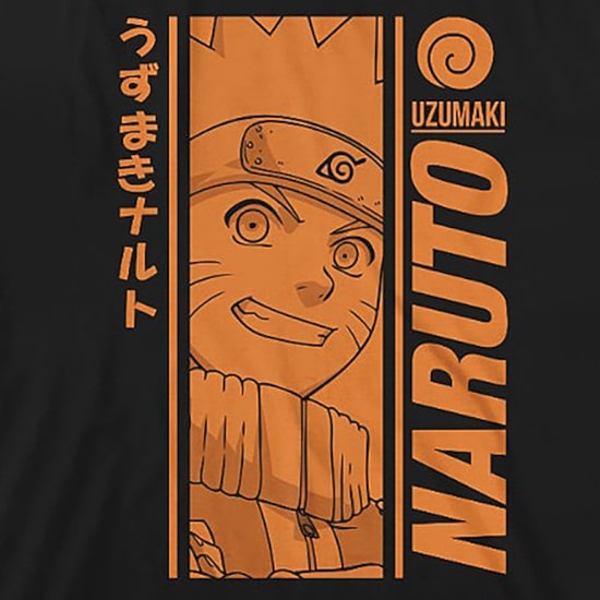 Little & Big Kid Boys Crew Neck Short Sleeve Regular Fit Naruto Graphic T-Shirt