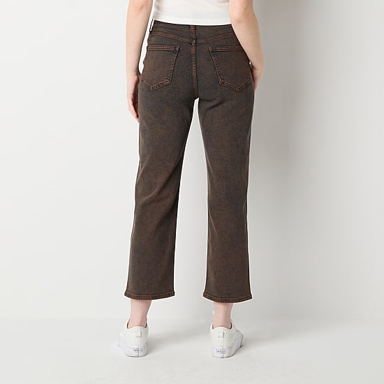 Arizona Womens Juniors Highest Rise Straight Leg Jean
