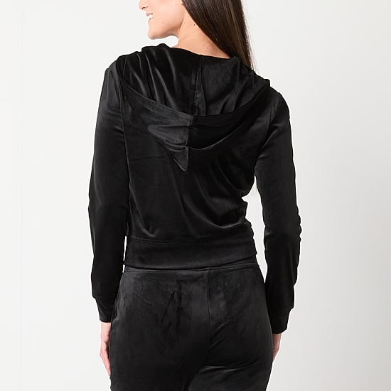 Juicy By Juicy Couture Womens Juniors Midweight Track Jacket