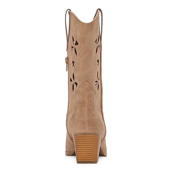Arizona Jean Co Womens Venus Stacked Heel Cowboy Boots