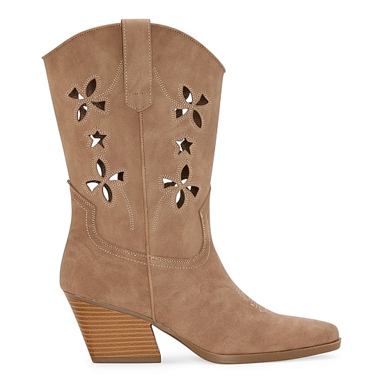 Arizona Jean Co Womens Venus Stacked Heel Cowboy Boots