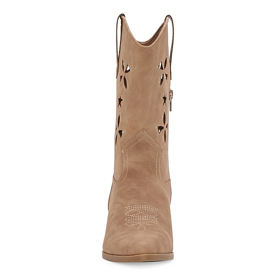 Arizona Jean Co Womens Venus Stacked Heel Cowboy Boots