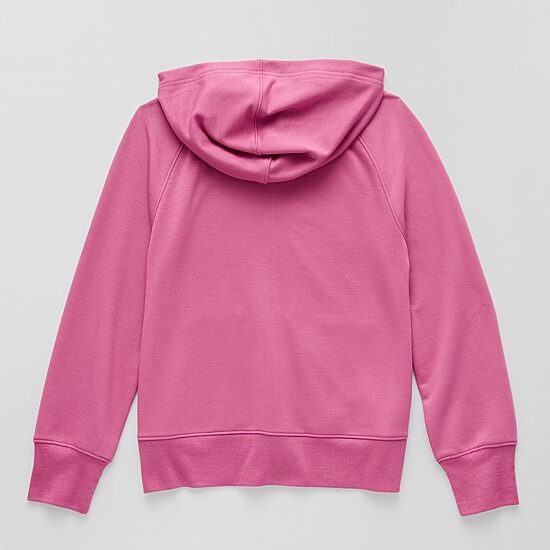 Xersion Super Soft Little & Big Kid Girls Long Sleeve Fleece Zipper Active Hoodie
