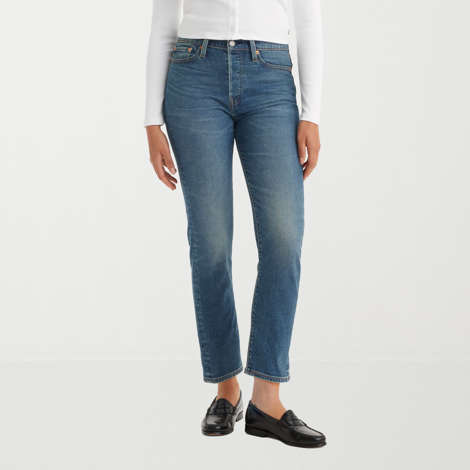 Levi's® Wedgie Straight Womens High Rise Leg Jean