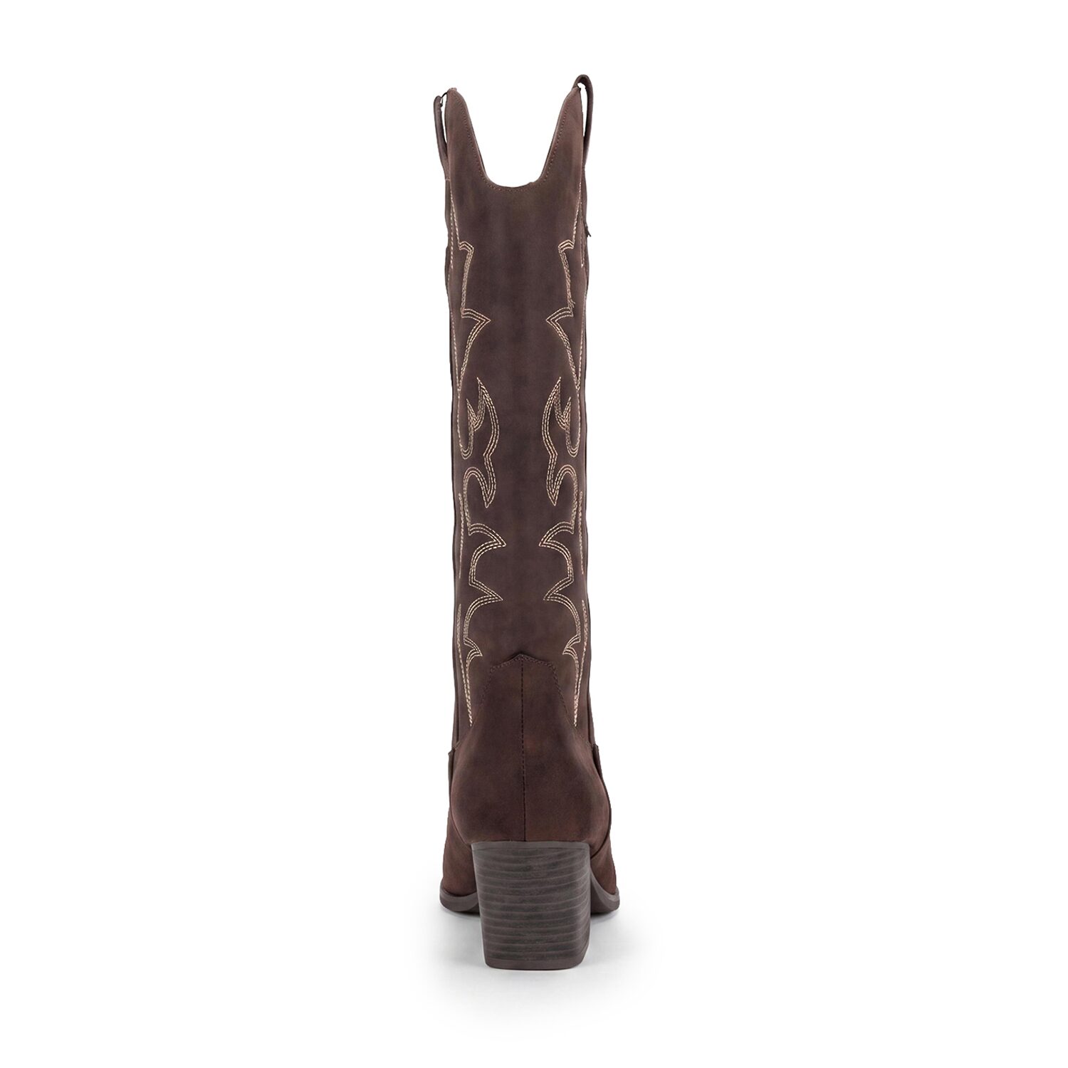 Pop Womens Ellary Block Heel Cowboy Boots