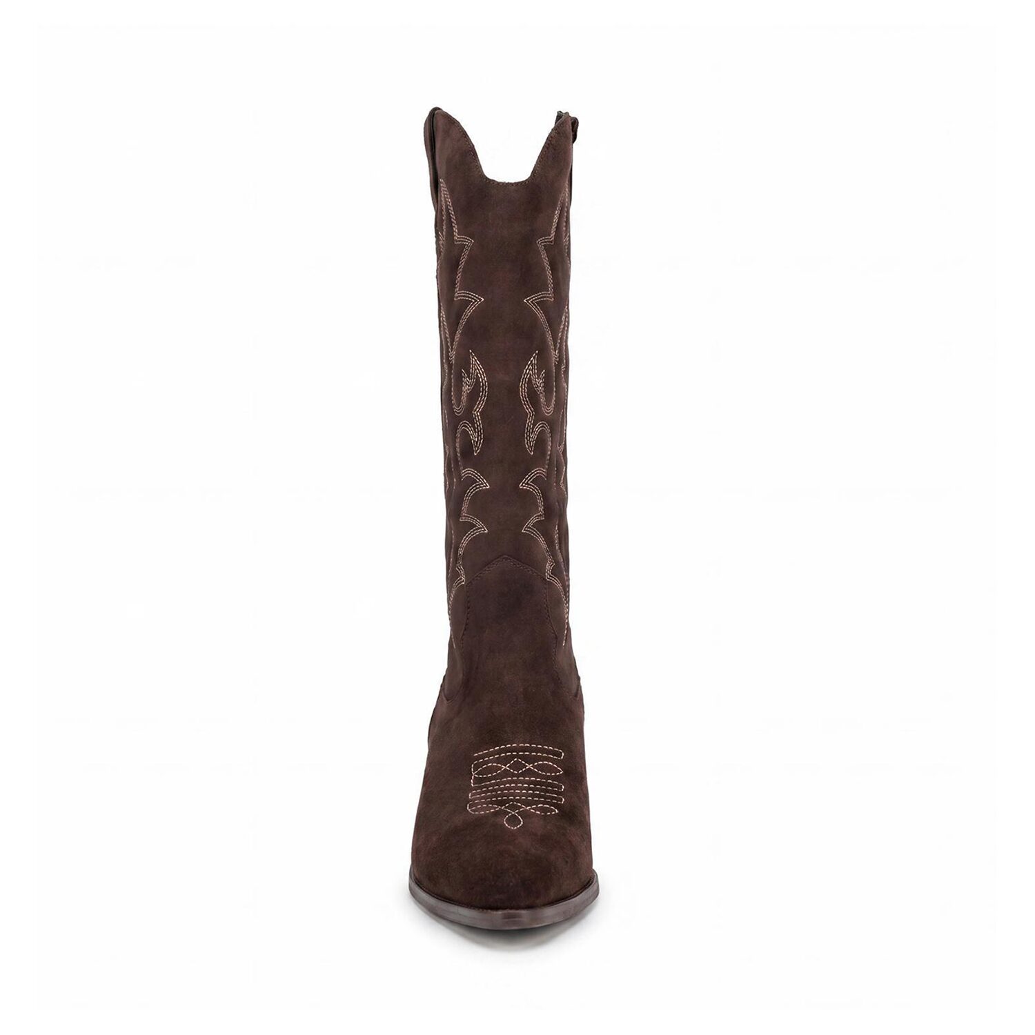 Pop Womens Ellary Block Heel Cowboy Boots